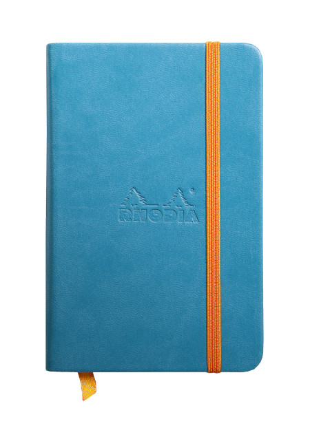 Rhodia Hardcover Notebook - Small - Turquoise - Lined